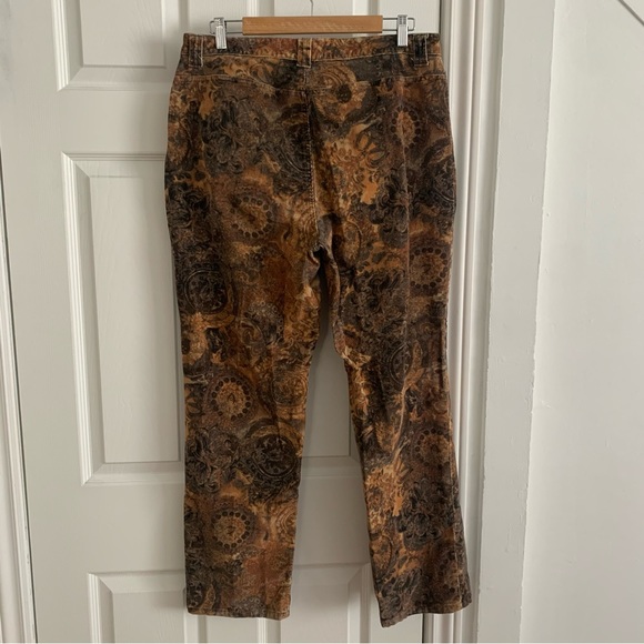 St. John’s Bay Patterned Corduroy Pants - Picture 4 of 12
